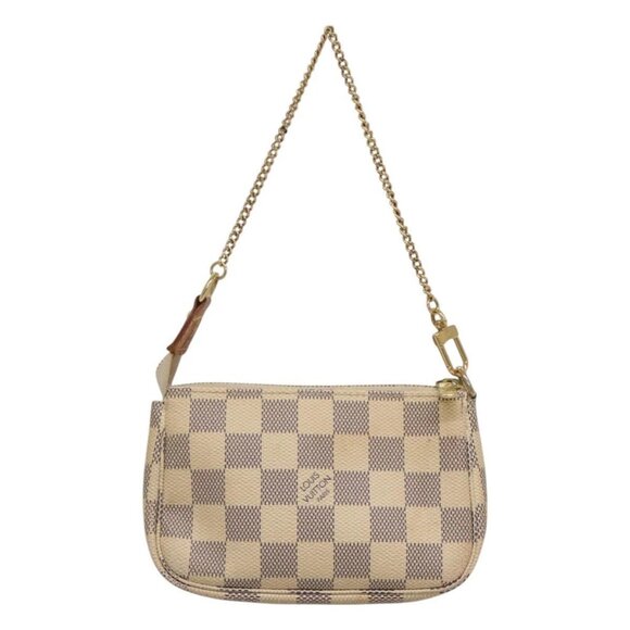 LOUIS VUITTON Damier Azur Mini Pochette Accessoires Pouch - Picture 10 of 16